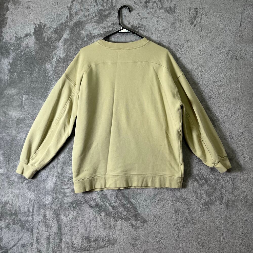 Lululemon Perfectly Oversized Crew Dew Green‎ Size 8 Comfortable Workout Cozy - Picture 3 of 4